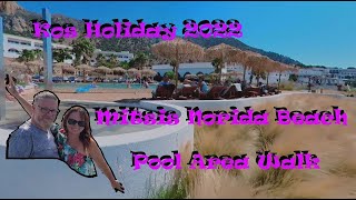 Kos holiday hotel Mitsis norida beach Greece [upl. by Aihsak]