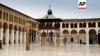 A rare look inside the ancient Omayyad Mosque of Damascus [upl. by Aryl]