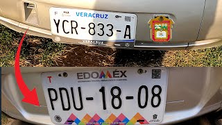 COMO CAMBIAR PLACAS DE OTRA ENTIDAD AL ESTADO DE MÉXICO  TUTORIAL [upl. by Aretak]