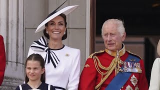 ‘Shoulder to shoulder’ King Charles and Princess Kate united at Buckingham Palace [upl. by Gnouhk]