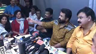 Mohanlal press meet after meeting with actress Parvathy Revathy Padmapriya [upl. by Agathy]