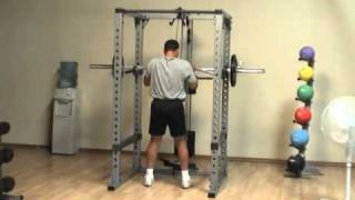 BodySolid GLA378 Lat Attachment for GPR348 Power Rack [upl. by Salvucci]