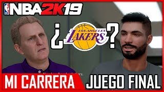 NBA 2K19 MI CARRERA  ¿FICHO POR LAKERS  AIRCRISS 6 [upl. by Seuqram203]