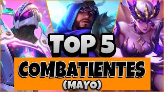 TOP 5 LOS MEJORES COMBATIENTES  Los Mejores Héroes Para La Línea de Experiencia [upl. by Jemimah]