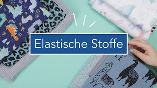 Welche Stoffe gibt es 10 elastische Stoffarten  Nastjas Nähtipps [upl. by Stasny]