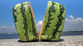 Whats inside a Square Watermelon [upl. by Leban]