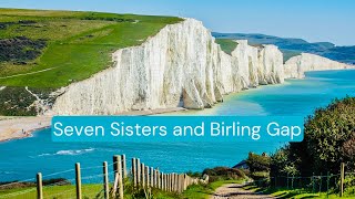 Driving to Seven Sisters Cliff and Birling Gap  East Sussex England [upl. by Ibbetson642]