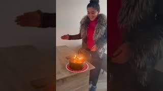 Birthday fails relighting candles in Navoi Uzbekistan [upl. by Anne]