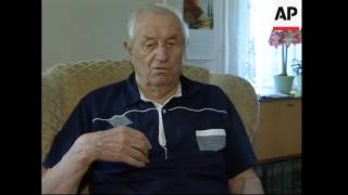 APTN interview with Hitlers guard on anniversary of Berlin fall [upl. by Nyleikcaj]