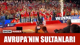 Avrupa şampiyonu quotFilenin Sultanlarıquot kupasını aldı [upl. by Simona]