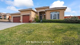 Stunning home for sale in Antioch CA  5170 Boxill Court [upl. by Kaylil]