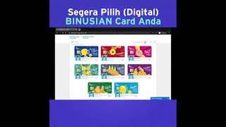 Panduan BINUSIAN CARD [upl. by Schellens488]