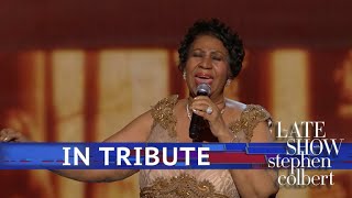 A Late Show Tribute to Aretha Franklin [upl. by Bierman]