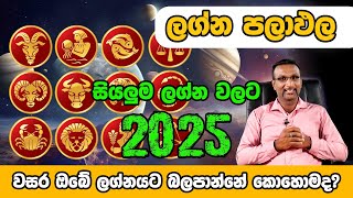 2025 ලග්න පලපල 2025 லக்ன பலன்கள் 2025 Lagna Results සියලුම ලග්නවලට පැහැදිලි විස්තරයක් [upl. by Nored]