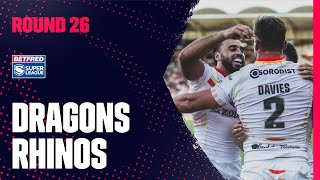 Highlights  Catalans Dragons v Leeds Rhinos Round 26 2023 Betfred Super League [upl. by Kellyn]