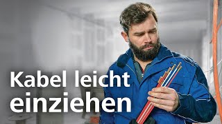 Kabel einziehen leicht gemacht Kabeleinziehhilfe Cable Scout DE [upl. by Sedlik]