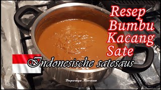 Indonesische satésaus recept  snel en makkelijk  Resep Bumbu Kacang Sate  Dapurnya Mevrouw [upl. by Beaver]