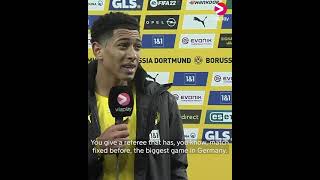 Jude Bellingham Calls Out Referee In Post Match Interview After Loss To Bayern Munich [upl. by Marden]