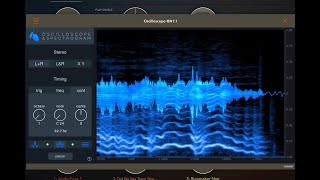 Oscilloscope amp Spectrogram  Analyzer Audio Unit  Demo With Practical Uses  For iOS [upl. by Rickard]