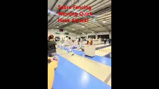 fencing fencer saber sportspsychology mentaltoughness shorts youtubeshorts short sports me [upl. by Bensen]