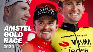 Nu Wel Raak Voor Thomas Pidcock  Amstel Gold Race 2024 [upl. by Deryl]