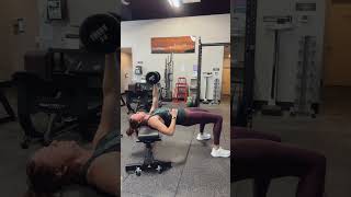 1 arm DB Chest Press w Glute Bridge Hold [upl. by Kiel]