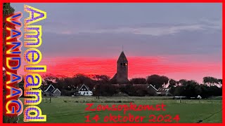 Zonsopkomst 14 oktober 2024  Hollum Ameland [upl. by Cooperstein]