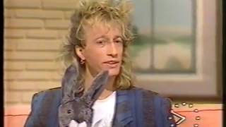 Robin Gibb  Interv quotGood Morning Britainquot 1986 [upl. by Nimzay]