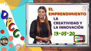 Aprendo en casa TV 130520 DPCC  5to Emprendimiento y Ficha de Trabajo [upl. by Ynetsed]