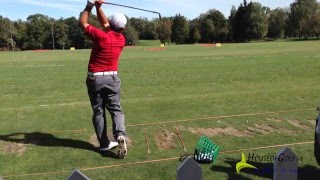 70 Open Italia Golf Francesco Molinari Swing slow [upl. by Anav]