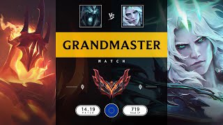 Grandmaster Match Super Karthus vs Super Viego  EUW server Patch 1419 [upl. by Leksehcey]