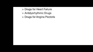 Intro to Heart Failure Antidysrhythmic drugs and Angina [upl. by Sonstrom]