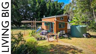 7 Years Living In Their OffGrid Tiny Home Paradise [upl. by Elamaj]