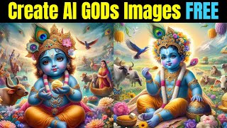 God Images Generator Free AI Trending Tool in hindi [upl. by Eniledgam]