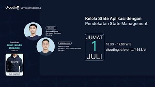 Dicoding Developer Coaching 55 Flutter  Kelola State Aplikasi dengan Pendekatan State Management [upl. by Sigismond]