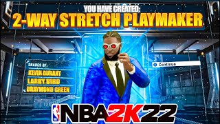 NEW “2WAY STRETCH PLAYMAKER” CAN DO IT ALL🔥🔥🔥BEST ISO BUILD NBA 2K22 CURRENT GEN [upl. by Leggett]