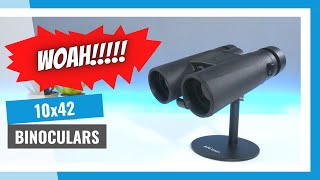 Apeman BC100 Binoculars 10x42  Best Binoculars 2021  REVIEW  UNBOXING  SETUP  TESTING [upl. by Kenzie]