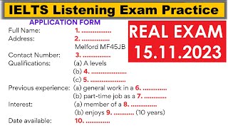 IELTS Listening Practice Test 2023 with Answers  IELTS Listening Practice [upl. by Opiuuk]