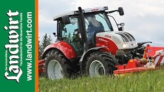 Steyr Profi CVT  landwirtcom [upl. by Anael917]