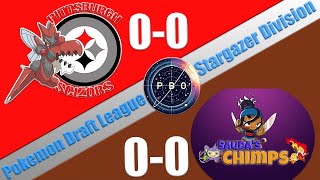 Pokémon Draft League  Pittsburgh Scizors VS Saudas Chimps  S7 W1 Stargazer Div [upl. by Yelena866]