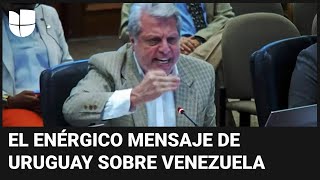 El encendido discurso del embajador de Uruguay ante la OEA sobre las elecciones en Venezuela [upl. by Nahsyar961]