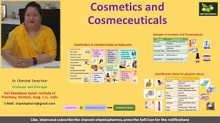 Cosmetics and Cosmeceuticals saiedupharmaa  cosmetic science notes [upl. by Eriha606]