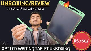 🔥 85quot LCD Writing Tablet Unboxing And Review  Digital Writing Tablet Rs 150 Only [upl. by Aserret]