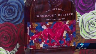 Woodford Reserve unveils Kentucky Derby 150 commemorative bourbon bottle [upl. by Brigida]