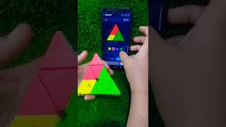 Best cube solver app solved by pyraminx shorts [upl. by Tymes68]