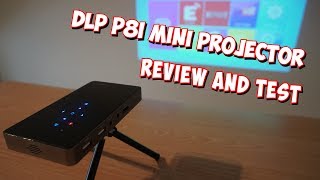 DLP P8i Mini Projector  Review and Test [upl. by Fusco]