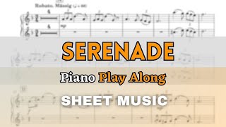 Schubert  Serenade D957 No4 Ständchen  Piano Play Along Sheet MusicScore [upl. by Tjader42]