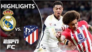 🚨 STUNNED 🚨 Real Madrid vs Atletico Madrid  LALIGA Highlights  ESPN FC [upl. by Kallista417]