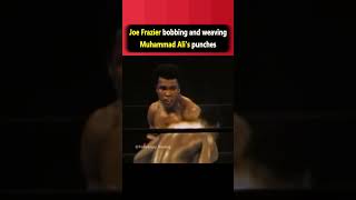 Joe Frazier Bobbing and Weaving Alis punches🥊 boxing [upl. by Airemat]