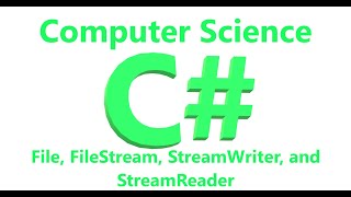 File FileStream StreamWriter and StreamReader  Coding in C [upl. by Hartzel468]